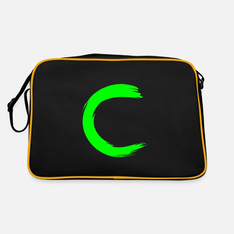 Letter C Initial letter Name Retro Bag