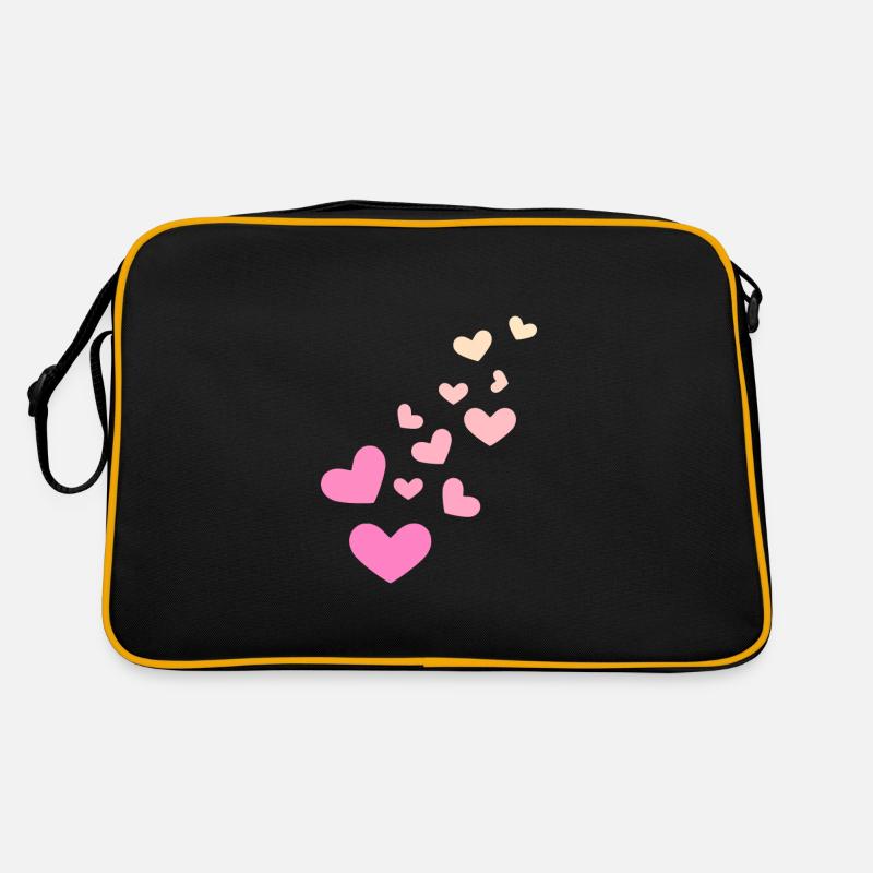 Herzchen Herz Retro Tasche