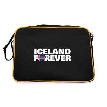 Islande - Sac Retro - noir/or - Dos