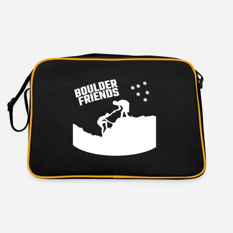Cadeau grimpeurs amis escalade bloc Sac Retro