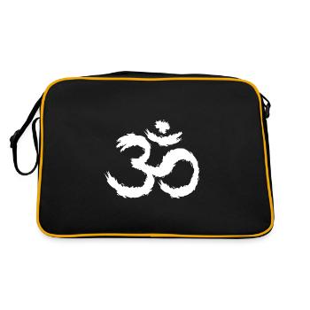 Om symbol Hinduism - Retro Bag - black/gold - Back