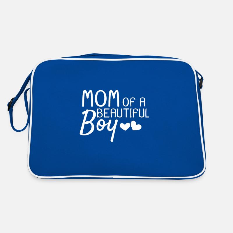 Maman d'un beau garçon Sac Retro