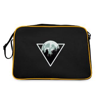 Wolf Moon Anheulen Gift - Retro Bag - black/gold - Back