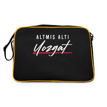 Yozgat 66 Turquie Turkiye cadeau vacances TR Türk - Sac Retro - noir/or - Dos
