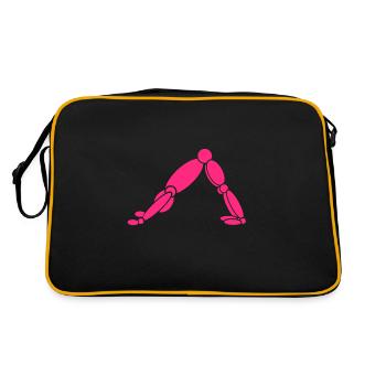 Yoga Puppet - Retro Bag - black/gold - Back
