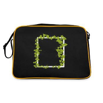 Frame with ivy decoration - Retro Bag - black/gold - Back