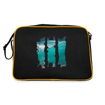 Waves - Retro Bag - black/gold - Back