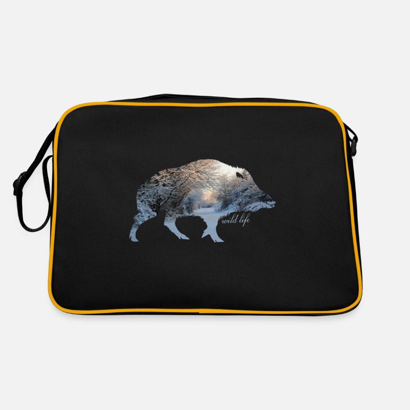 Faune de sanglier Sac Retro