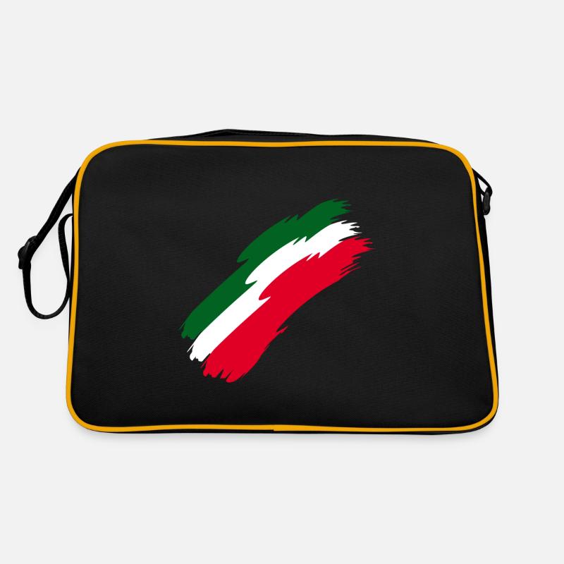 Couleurs du drapeau de l'Italie Sac Retro