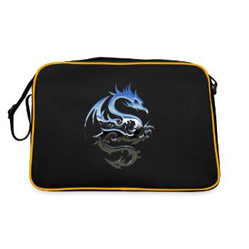 dragon - Retro Bag - black/gold - Back