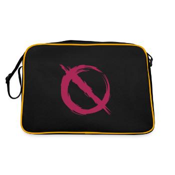 Interdiction interdite Symbole - Sac Retro - noir/or - Dos