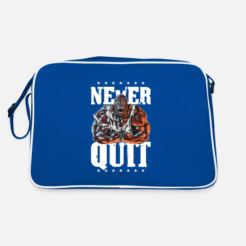 gorilla workout never quit Sac Retro