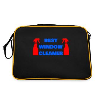 BEST WINDOW CLEANER - Retro Bag - black/gold - Back