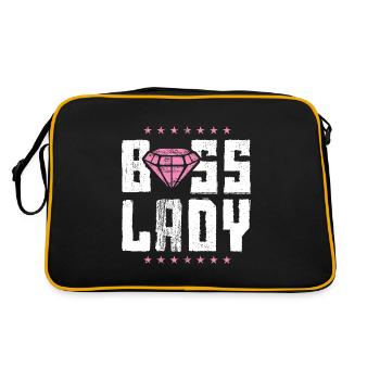 Boss lady boss - Sac Retro - noir/or - Dos