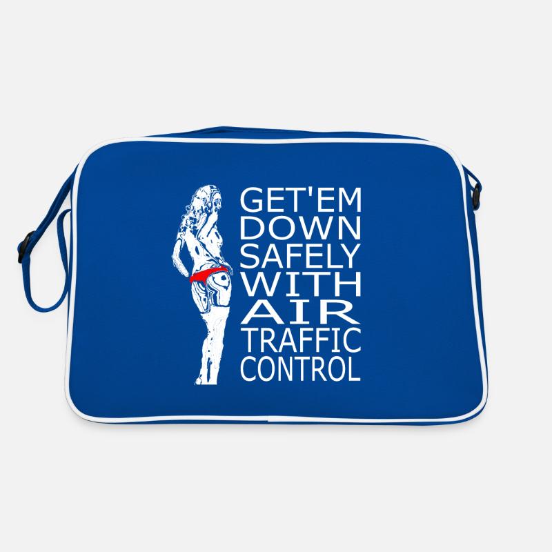 Get them down safely with air traffic control, fun Retro Bag