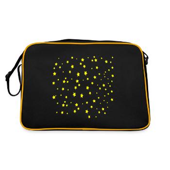 starry sky - Retro Bag - black/gold - Back
