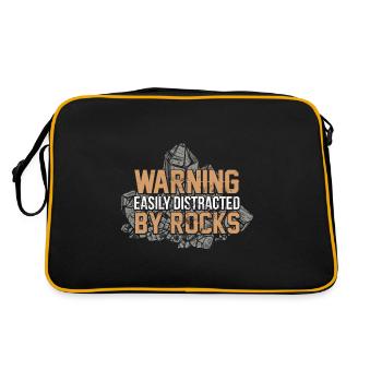 Geology - Retro Bag - black/gold - Back