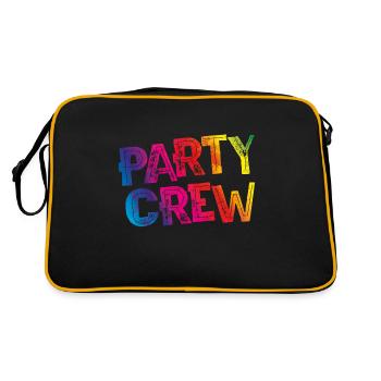 L'équipe du parti fête son anniversaire - Sac Retro - noir/or - Dos