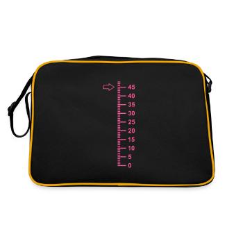 45 years old 45 birthday gift - Retro Bag - black/gold - Back