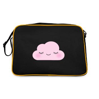 Pink Cloud - Retro Bag - black/gold - Back