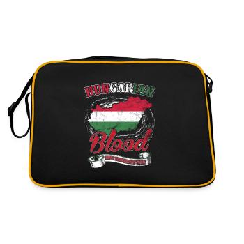 Hongrie - Sac Retro - noir/or - Dos