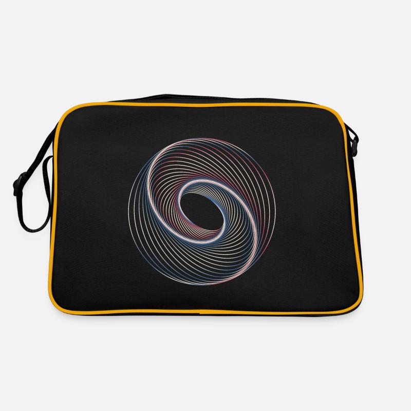 Spirale de géométrie sacrée Sac Retro