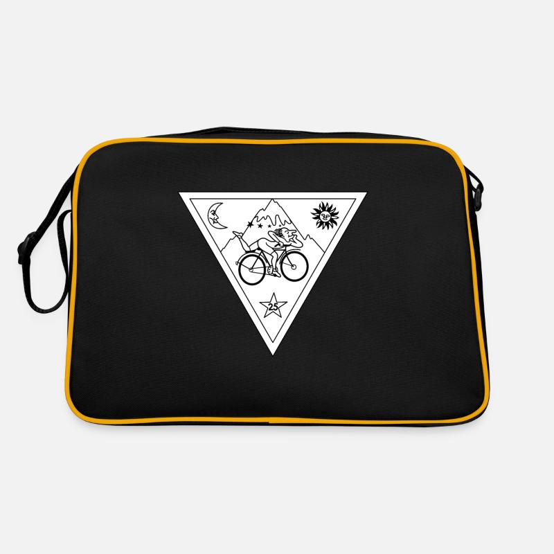Albert Hofmann LSD Triangle Black & White Retro Bag