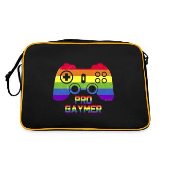 Pro Gaymer - Sac Retro - noir/or - Dos