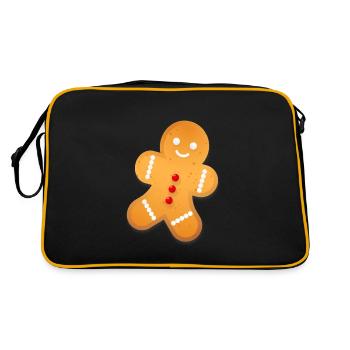 Noël en pain d'épice - Sac Retro - noir/or - Dos