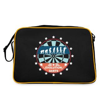 Fléchettes évolution fléchettes joueur de fléchettes fléchettes - Sac Retro - noir/or - Dos