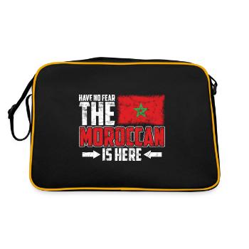 Ne t'inquiète pas, le marocain est là - Sac Retro - noir/or - Dos