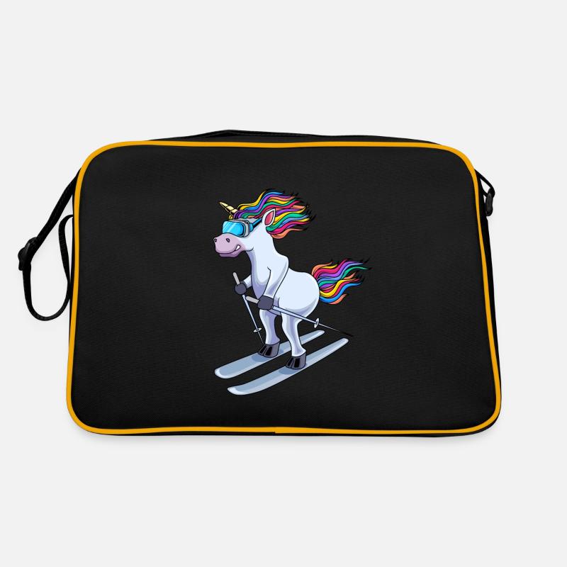 Licorne Ski Comic Cool Sac Retro