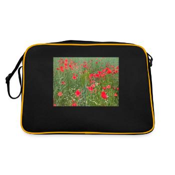 Poppy meadow - Retro Bag - black/gold - Back