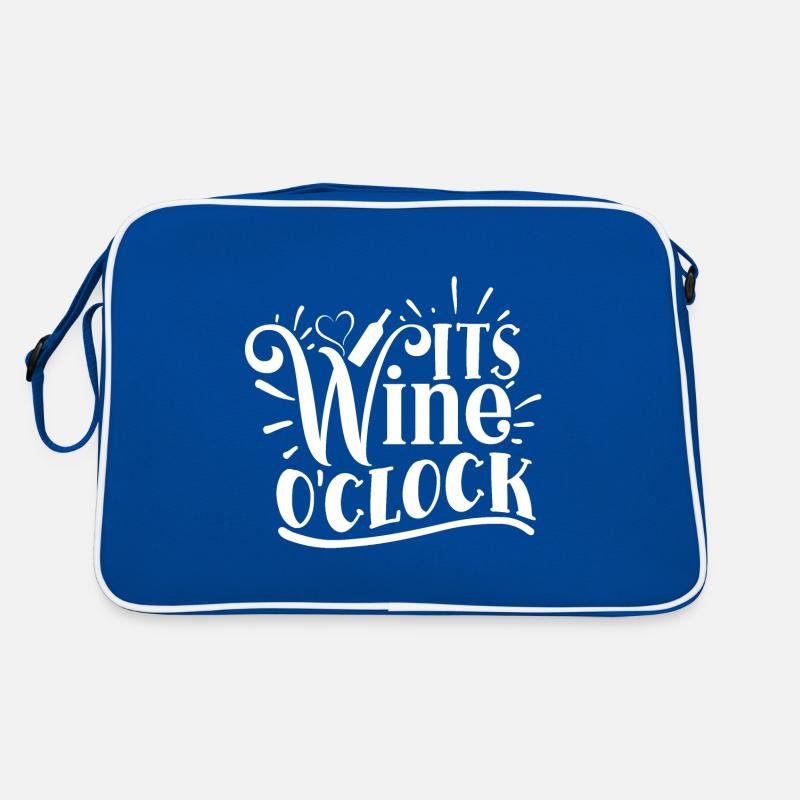 Citation drôle de Wine O'clock Sac Retro