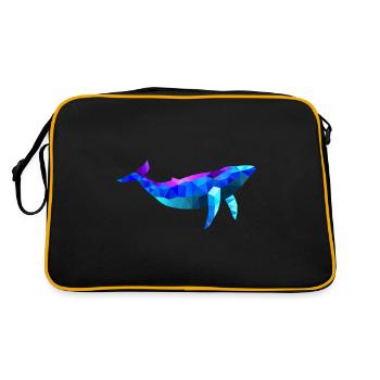 wal polygon potwal - Sac Retro - noir/or - Dos