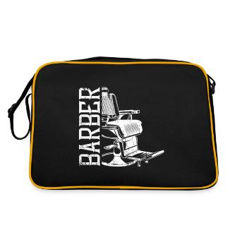 barber chair armchair - Retro Bag - black/gold - Back