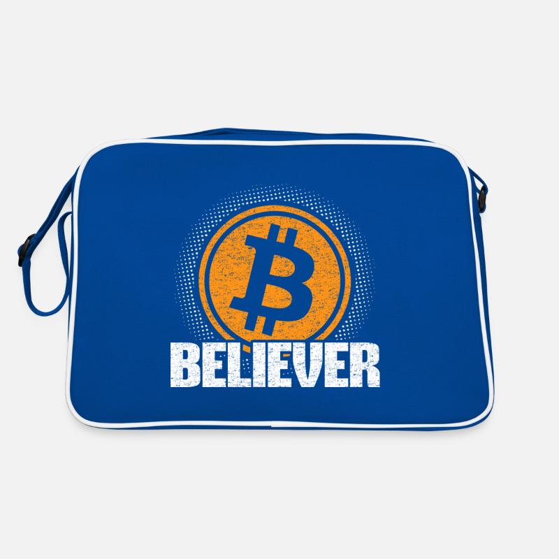 Believer - Bitcoin Blockchain Retro Tasche