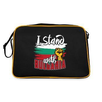 Bulgaria - Retro Bag - black/gold - Back