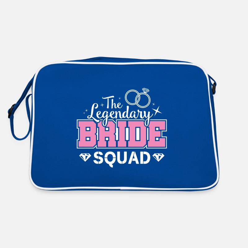 Bride Squad Junggesllinnenabschied Retro Tasche