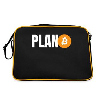 Plan B Bitcoin BTC - Retro Bag - black/gold - Back