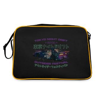 Tokyo Night Drift 2001 Outsider Festival (Purple) - Retro Bag - black/gold - Back