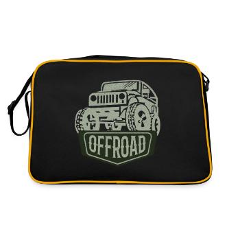 Offroad, Adventure, 4x4, 4x4, 4x4, quatre roues motrices - Sac Retro - noir/or - Dos
