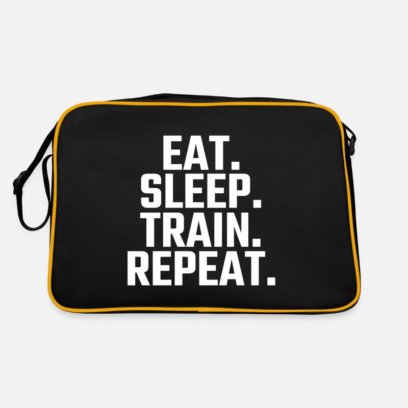 Eat Sleep Train Repeat Sac Retro