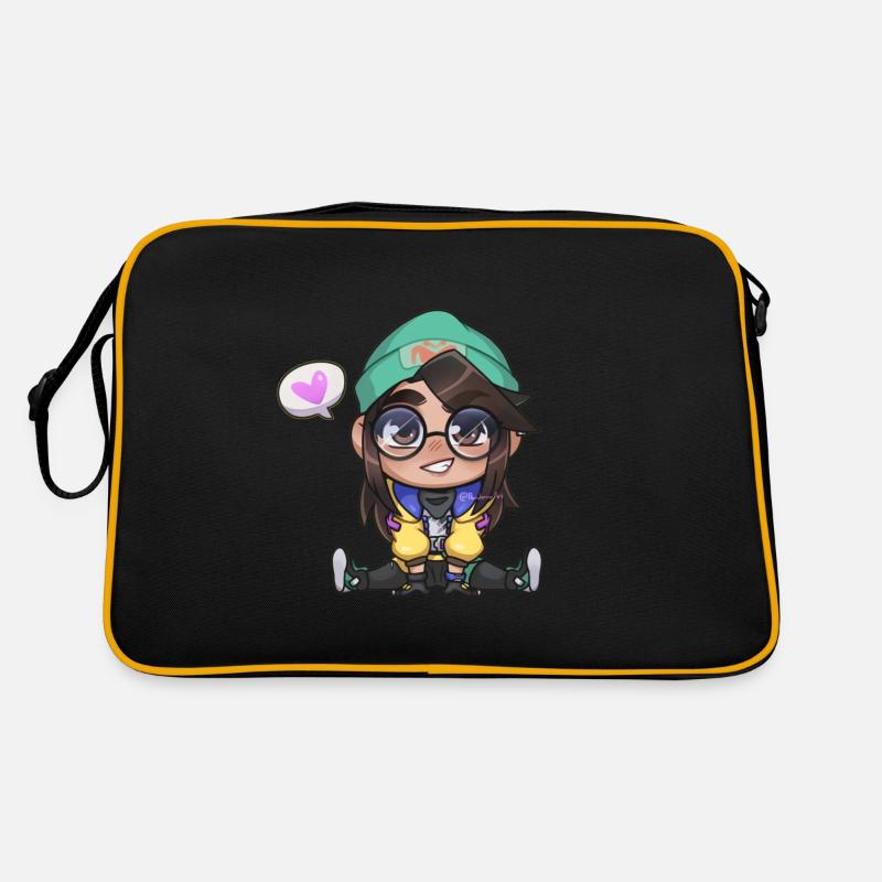 Cute Killjoy - Retro Tasche - Schwarz/Gold