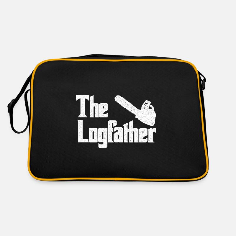 Kettensäge Retro Tasche