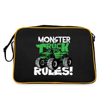 Monster truck tules - Sac Retro - noir/or - Dos
