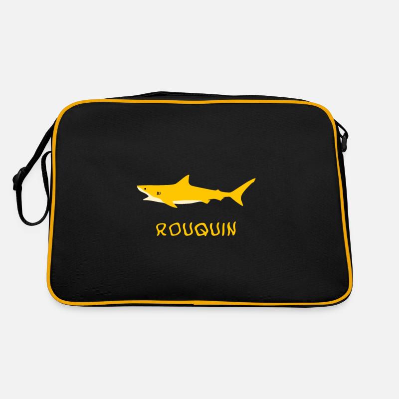 RED (shark, red, orange) Retro Bag