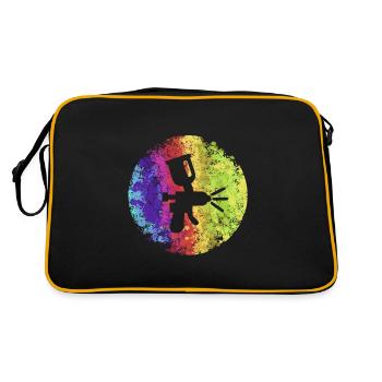 Car painters - Retro Bag - black/gold - Back