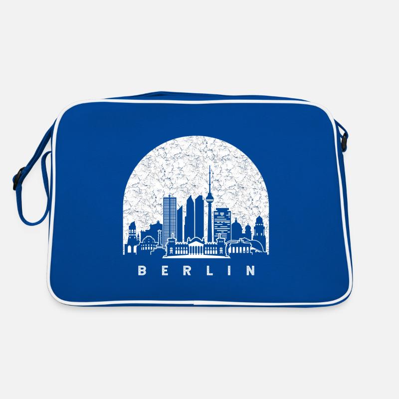 Berlin Germany Skyline Retro Bag