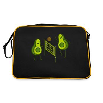 avocado volley-ball - Sac Retro - noir/or - Dos